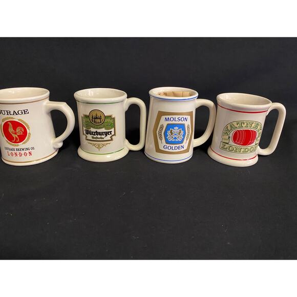 Set of 10 Limited Edition Mini Tankards | World’s Greatest Breweries Collection - Picture 3 of 6